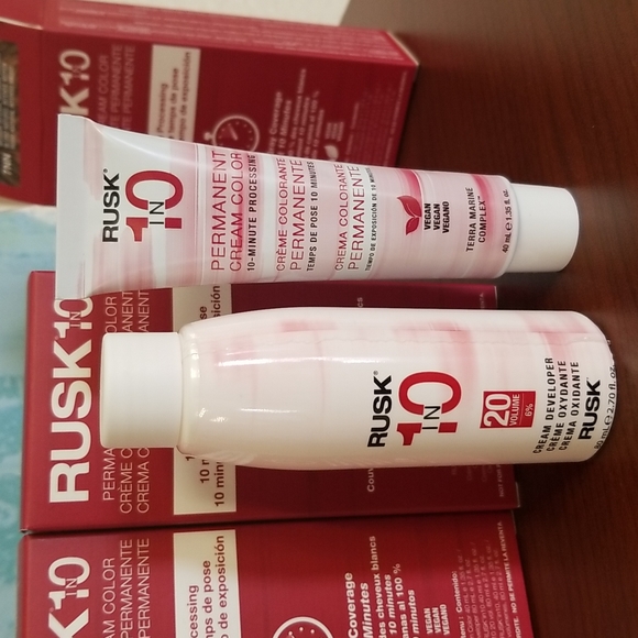 Rusk 10 minute permanent color.7 boxes,7NN Medium intense natural blonde,new - Picture 3 of 3